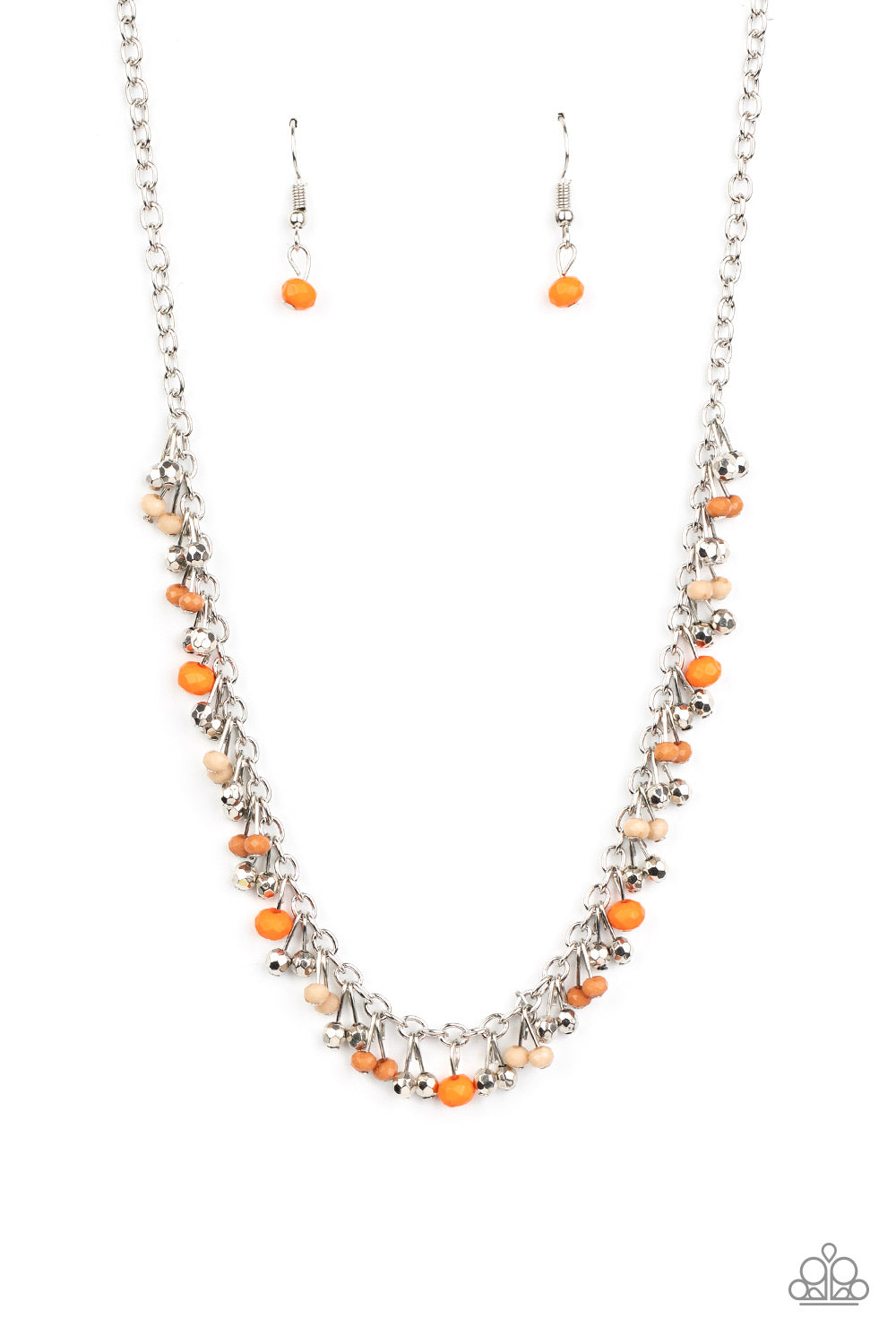 Paparazzi Accessories Sailing The Seven Seas - Orange - Necklace