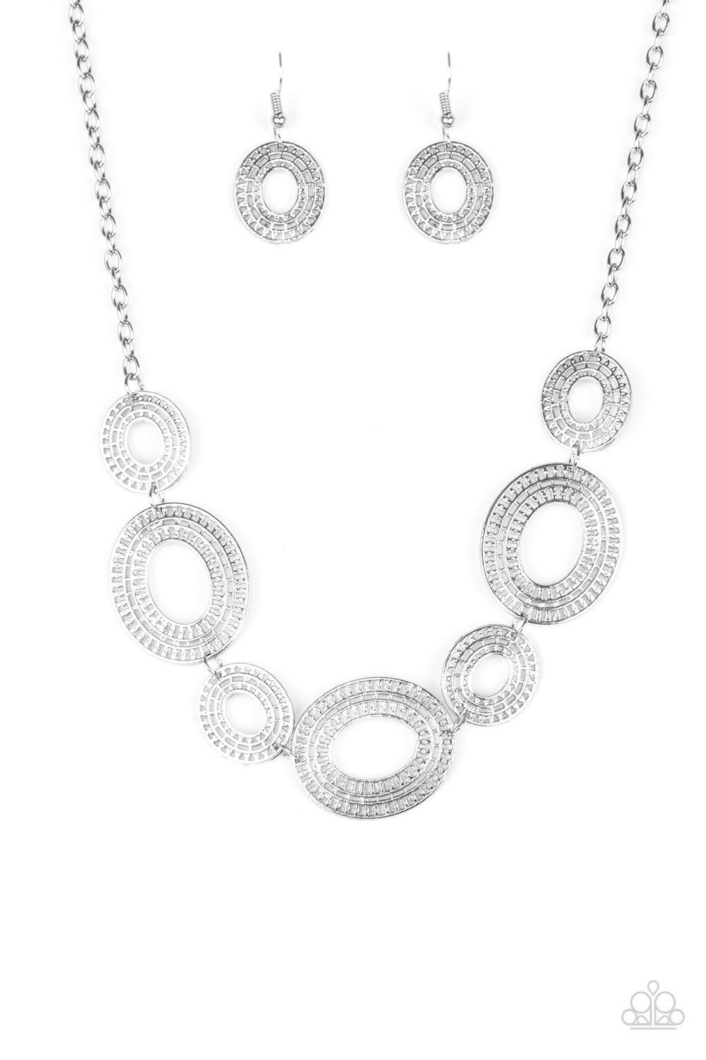 Paparazzi Accessories Basically Baltic - Silver - Necklace
