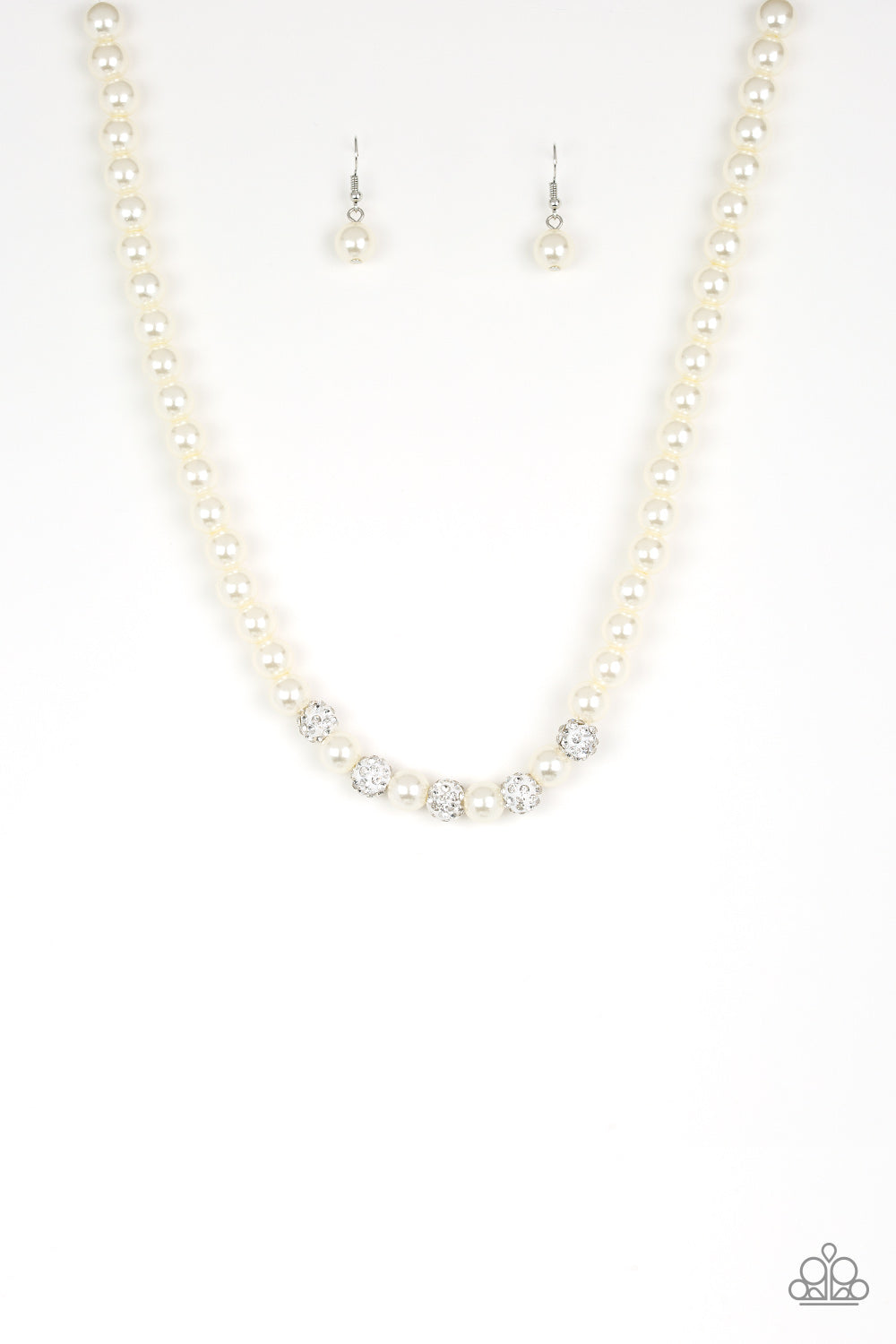 Paparazzi Accessories Posh Boss - White - Necklace