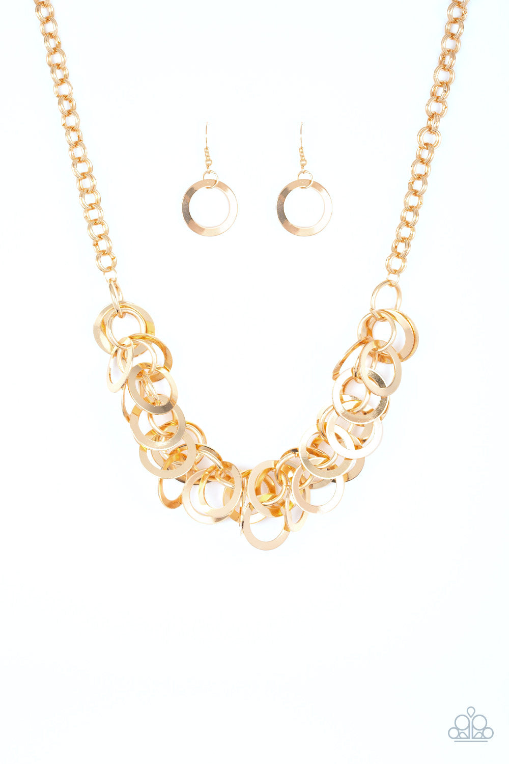 Paparazzi Accessories Ringing In The Bling -Gold Necklace