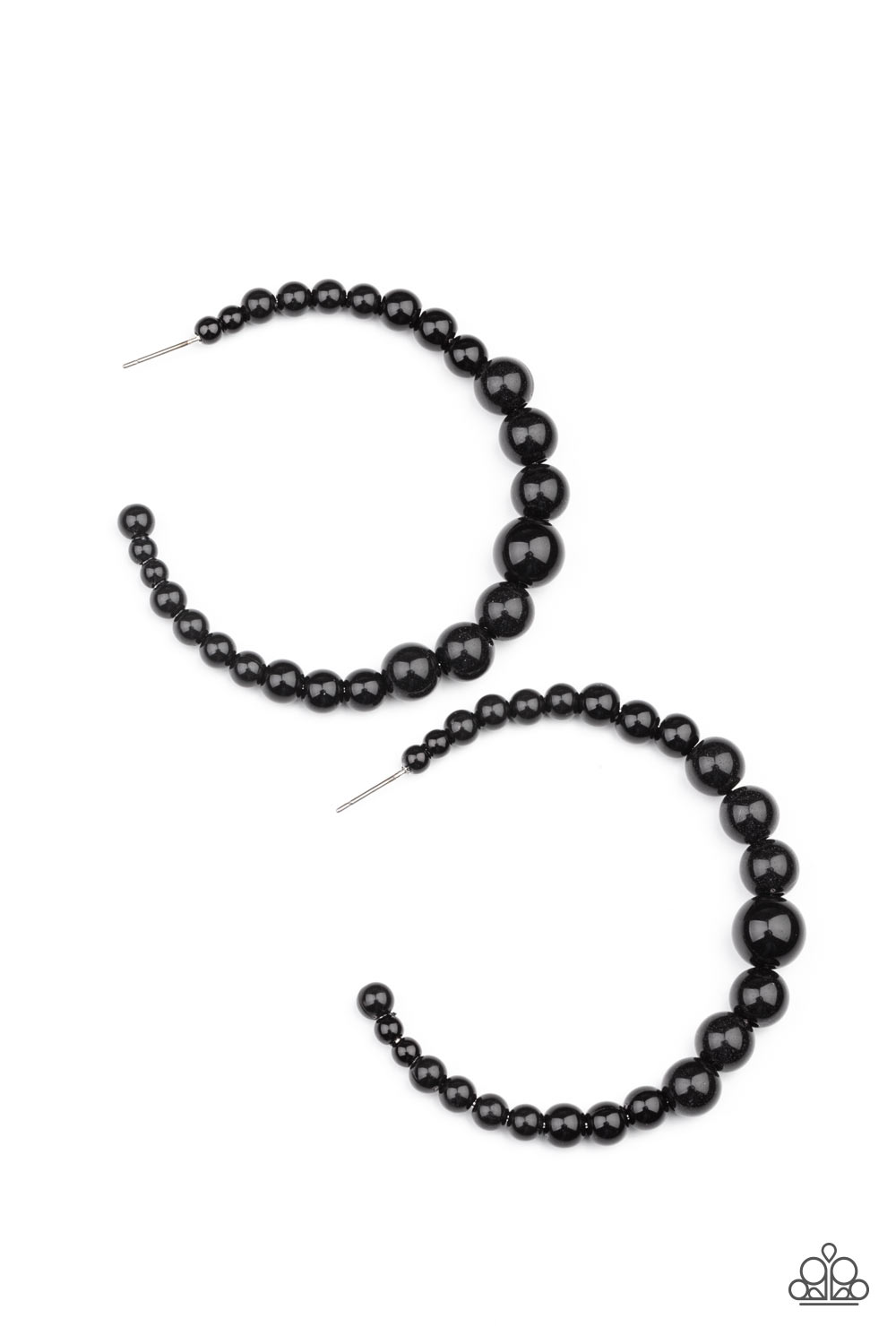 Paparazzi Accessories Glamour Graduate - Black Earrings