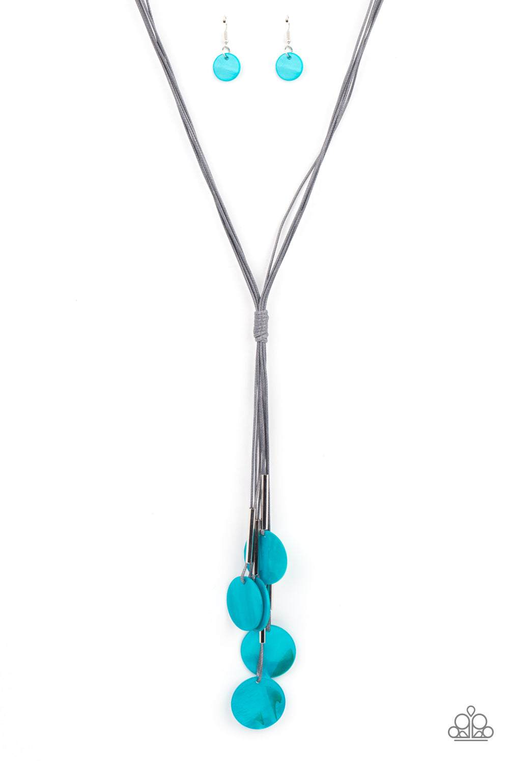 Paparazzi Accessories Tidal Tassels - Blue Necklace