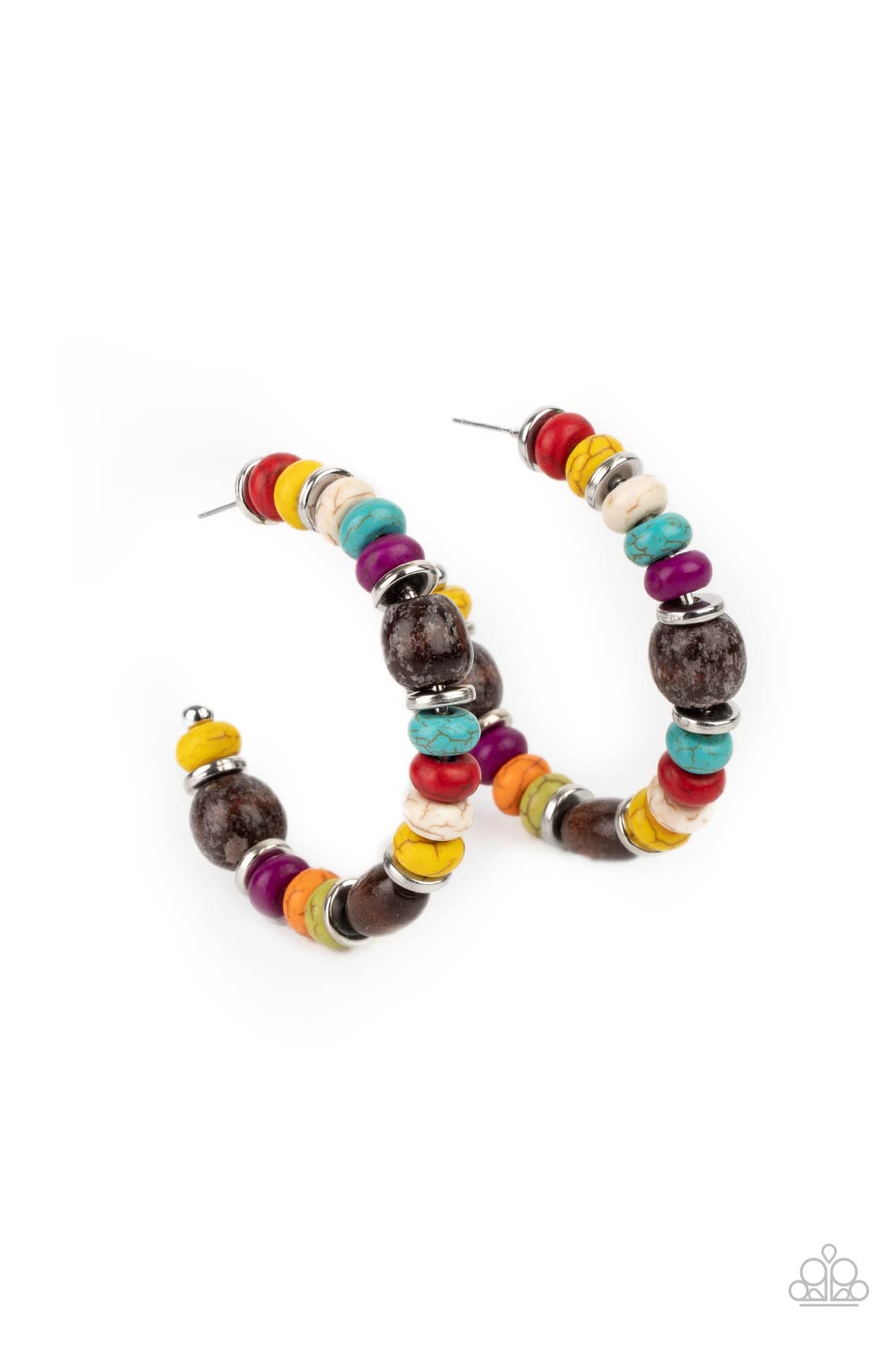 Paparazzi Accessories Definitely Down-To-Earth - Multi Earrings