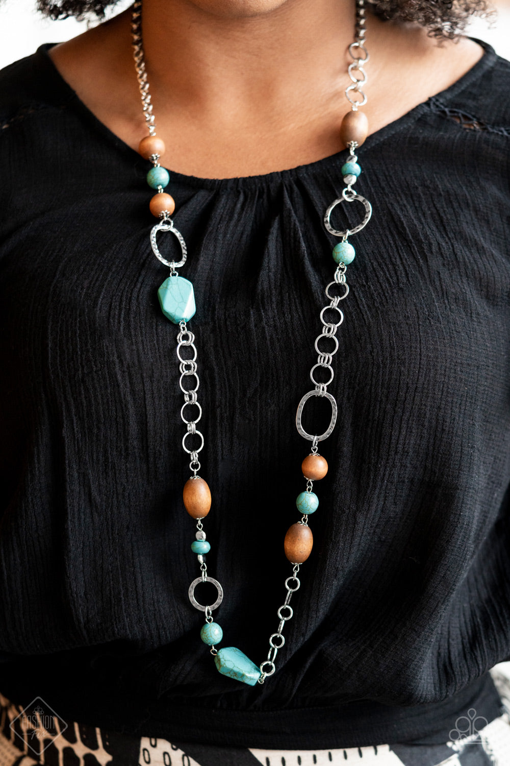 Paparazzi Accessories Prairie Reserve - Blue - Necklace