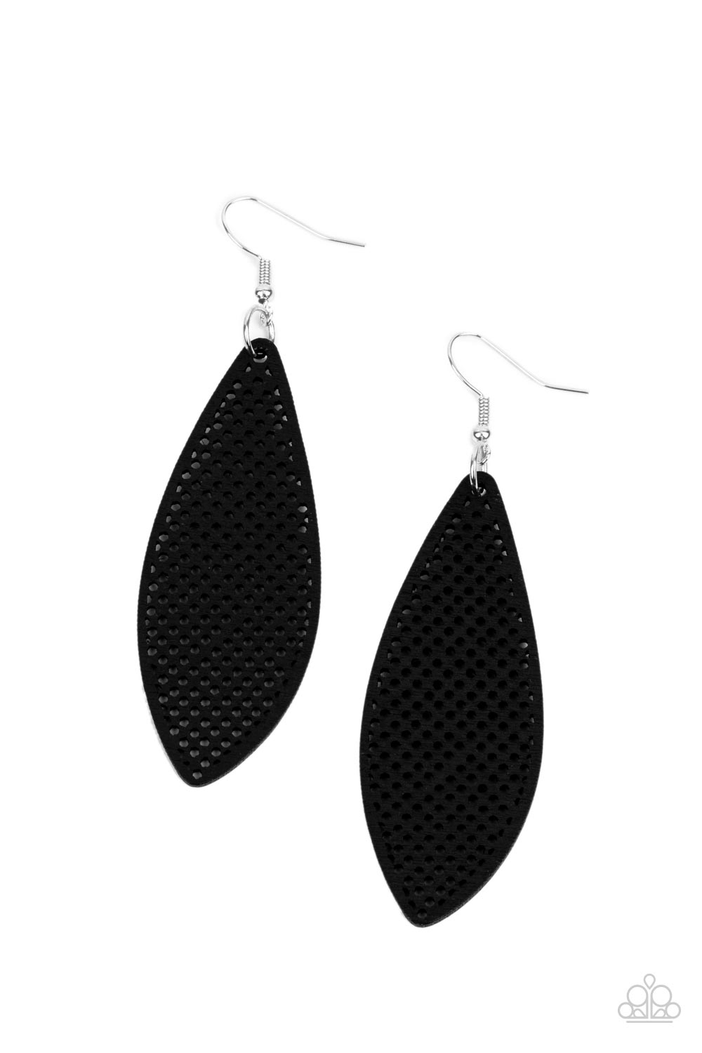 Paparazzi Accessories Surf Scene - Black Earrings