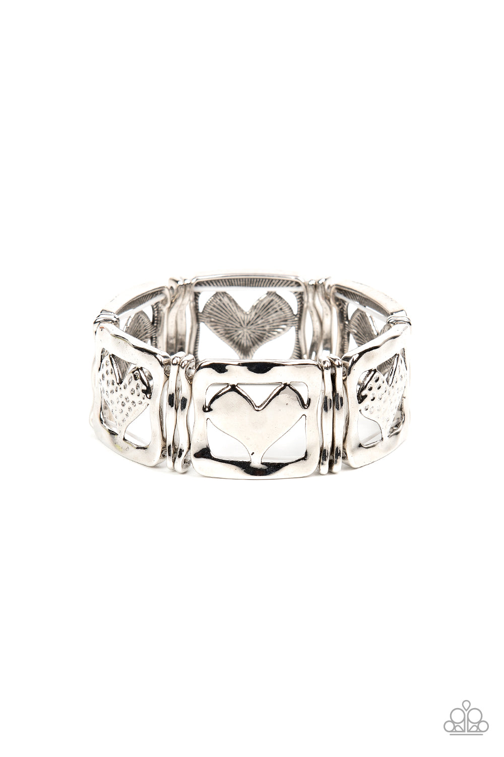 Paparazzi Accessories Legendary Lovers - Silver Bracelet