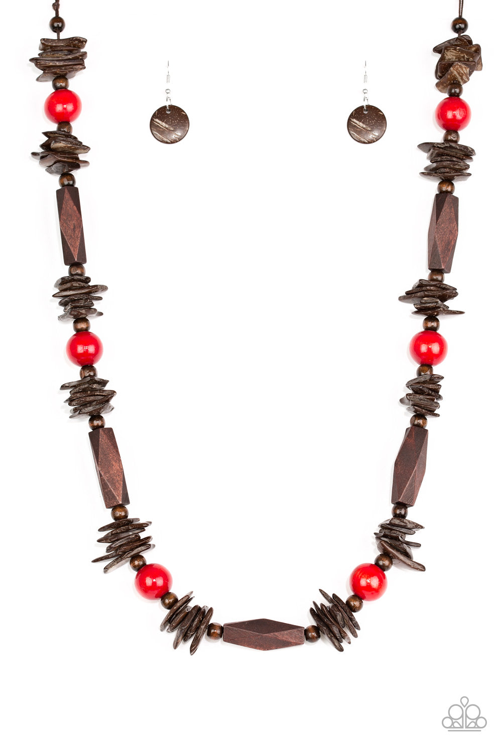 Paparazzi Accessories Cozumel Coast - Red- Necklace