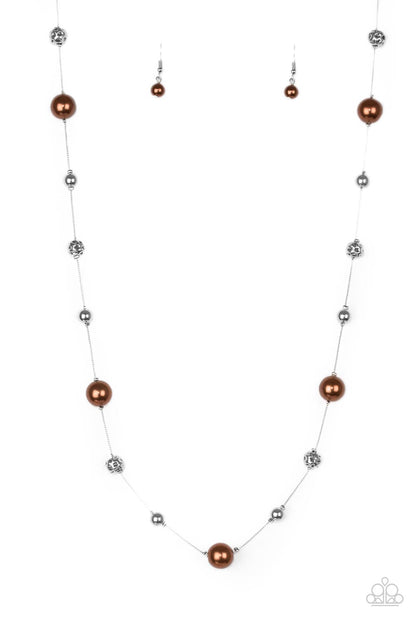 Paparazzi Accessories Eloquently Eloquent - Brown - Necklace