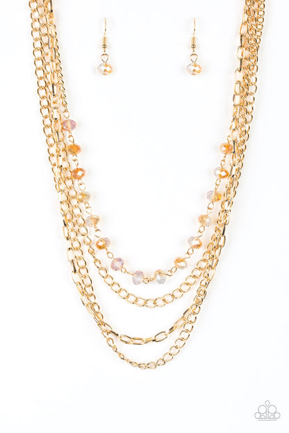 Paparazzi Accessories Extravagant Elegance - Gold Necklace