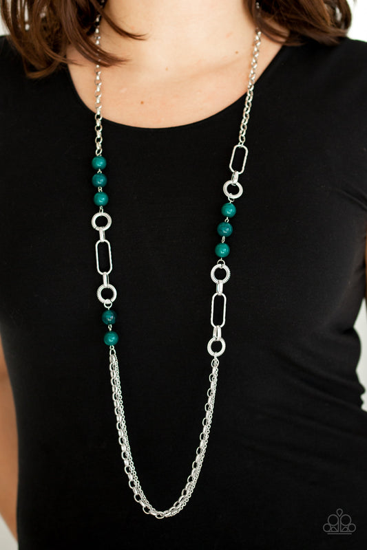 Paparazzi Accessories CACHE Me Out - Green - Necklace