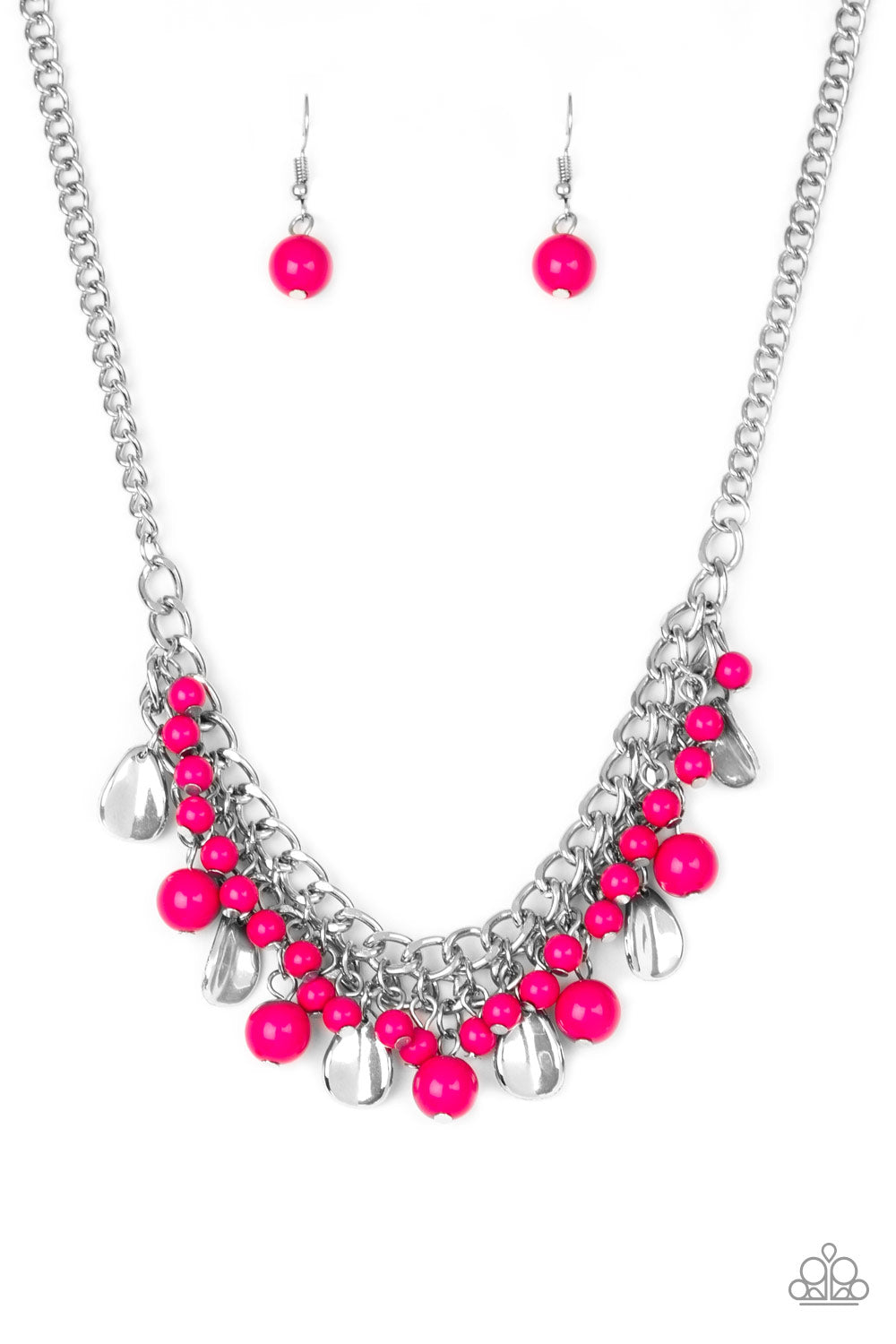 Paparazzi Accessories Summer Showdown - Pink - Necklace