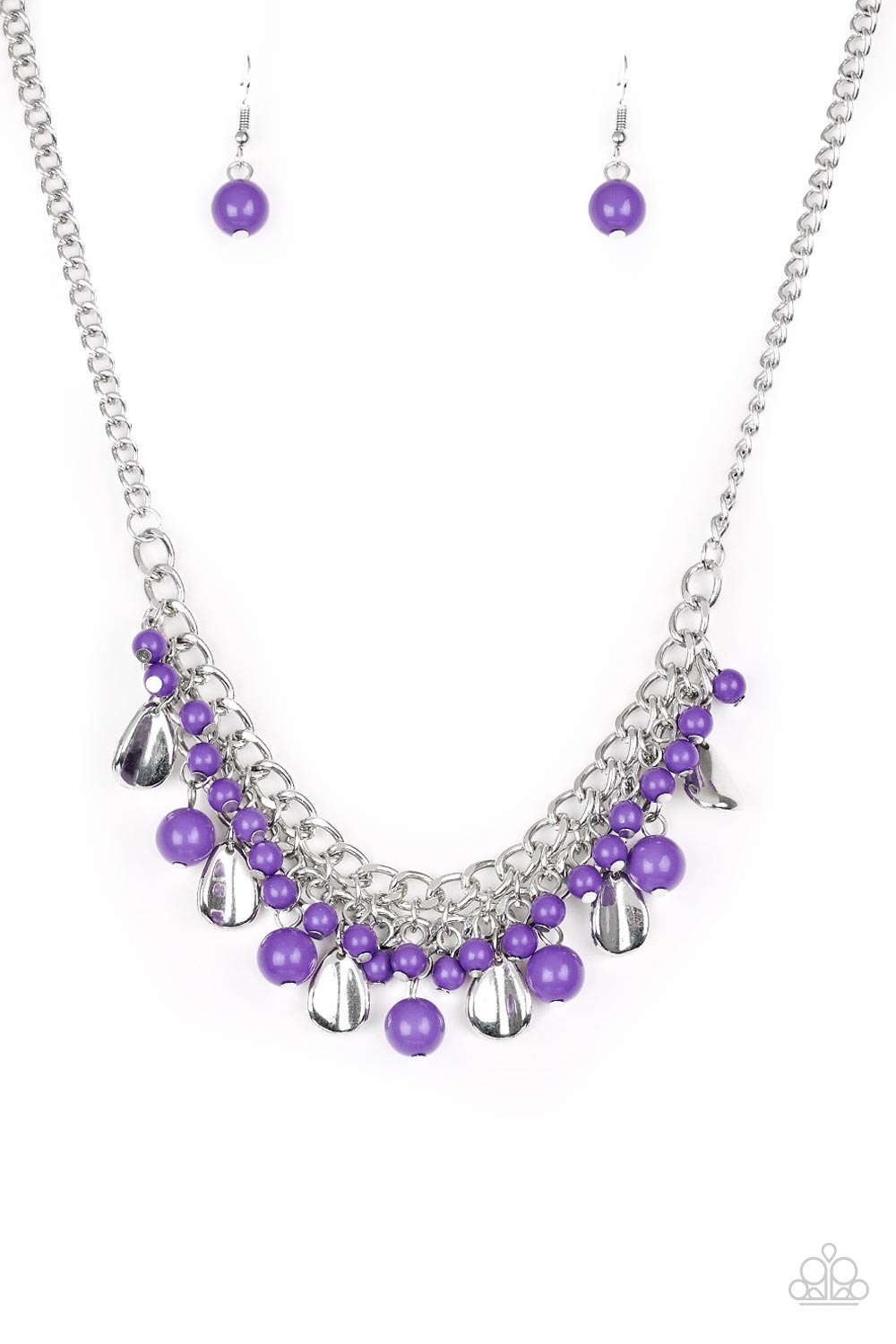 Paparazzi Accessories Summer Showdown - Purple - Necklace