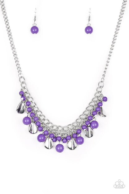 Paparazzi Accessories Summer Showdown - Purple - Necklace