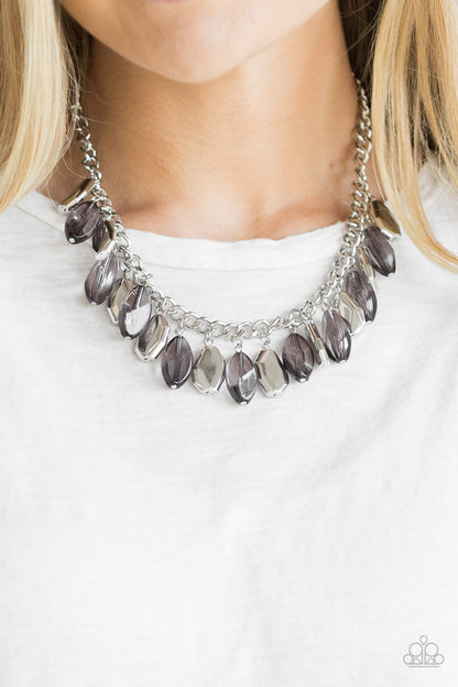 Paparazzi Accessories Fringe Fabulous - Silver Necklace