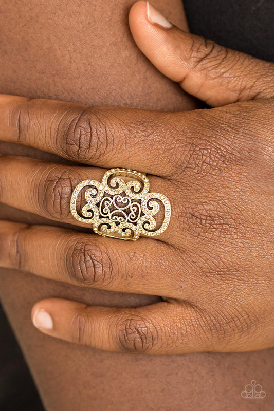 Paparazzi Accessories Regal Regalia - Brass Ring