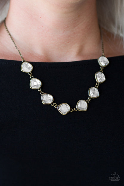 Paparazzi Accessories The Imperfectionist - Brass Necklace