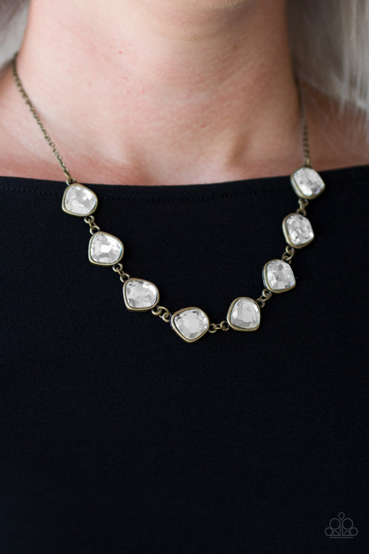 Paparazzi Accessories The Imperfectionist - Brass Necklace