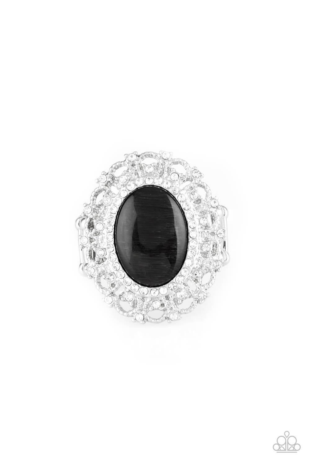 Paparazzi Accessories BAROQUE The Spell - Black - Ring