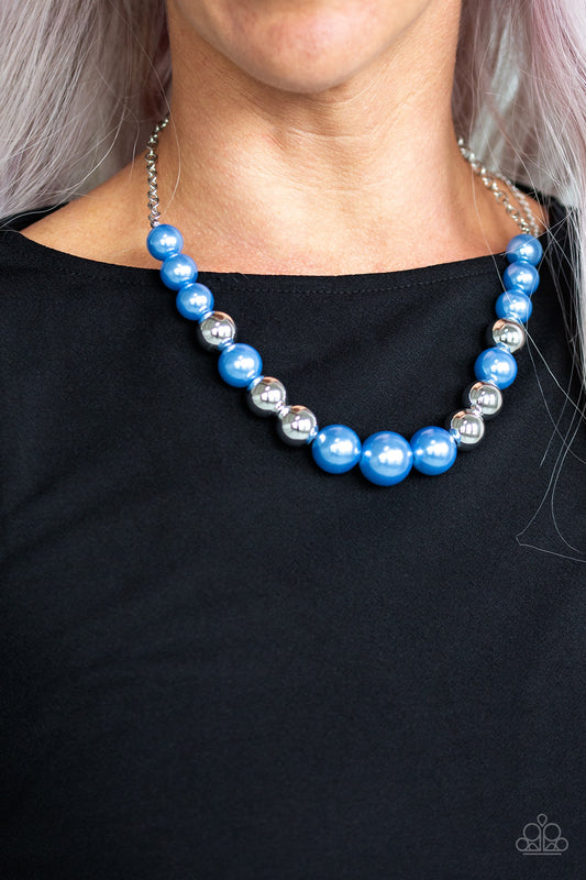 Paparazzi Accessories Take Note - Blue - Necklace
