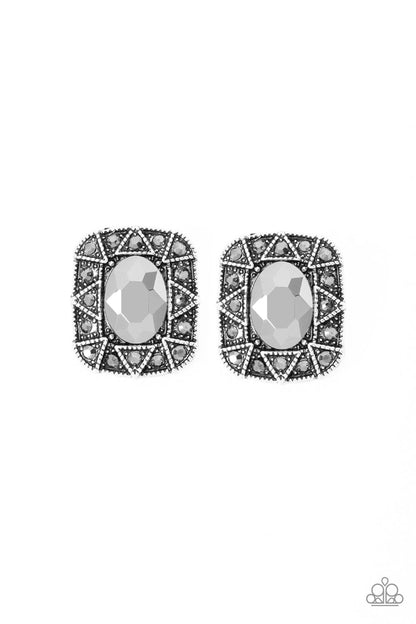 Paparazzi Accessories Young Money - Silver Post Earrings