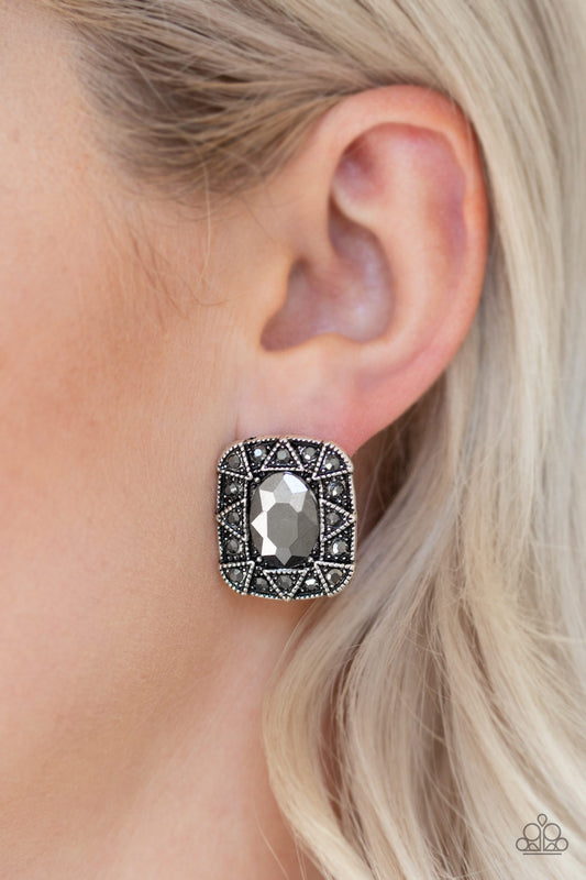 Paparazzi Accessories Young Money - Silver Post Earrings