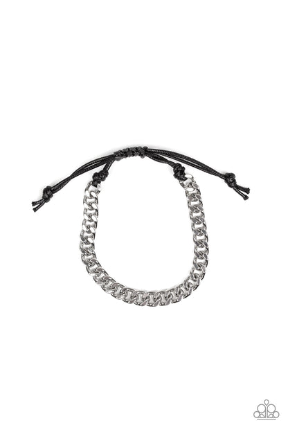 Paparazzi Accessories Throw down - Silver Urban Bracelet