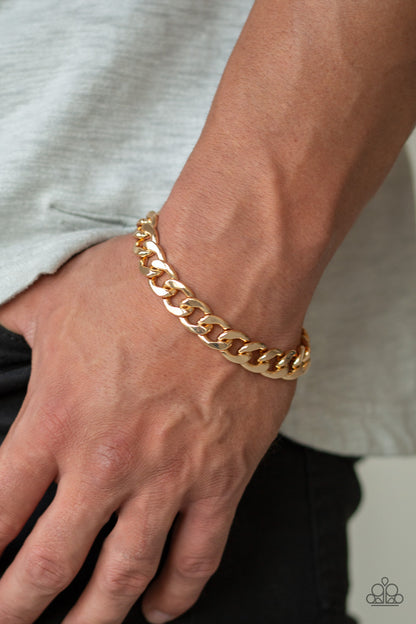 Paparazzi Accessories Board - Gold Urban Bracelet