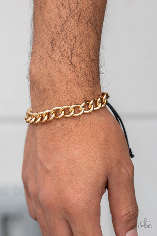 Paparazzi Accessories Sideline - Gold Bracelet