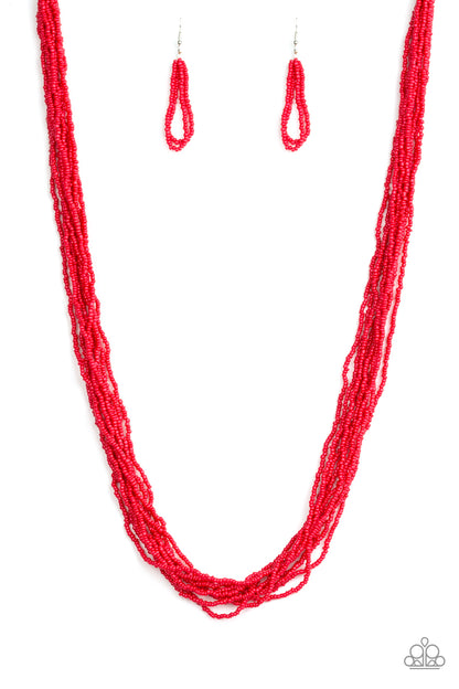 Paparazzi Accessories Congo Colada - Red Necklace