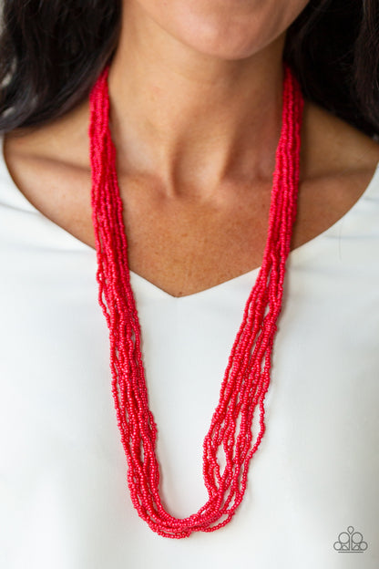 Paparazzi Accessories Congo Colada - Red Necklace