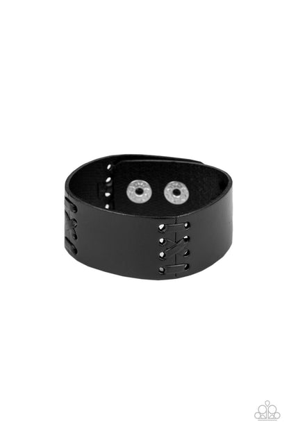 Paparazzi Accessories Batters Up - Black Bracelet