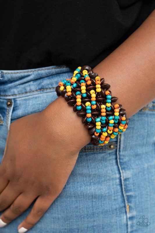 Paparazzi Accessories Cozy in Cozumel - Multi Bracelet