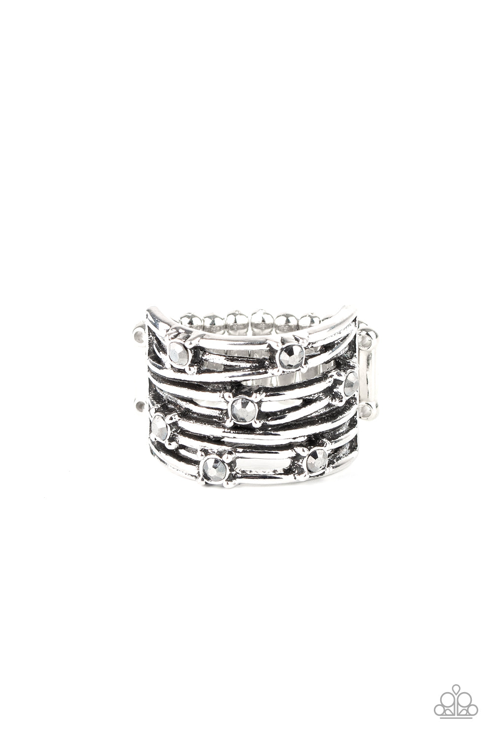 Paparazzi Accessories Revved Up Radiance - Silver Ring