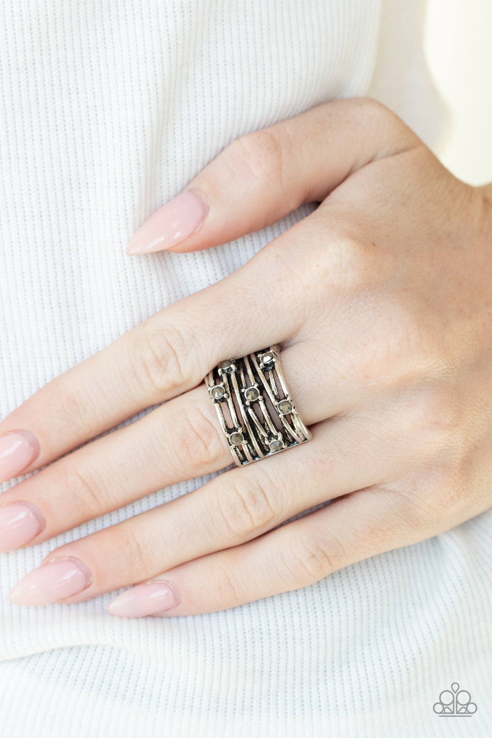 Paparazzi Accessories Revved Up Radiance - Silver Ring