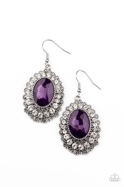 Paparazzi Accessories Glacial Gardens - Purple - Earring