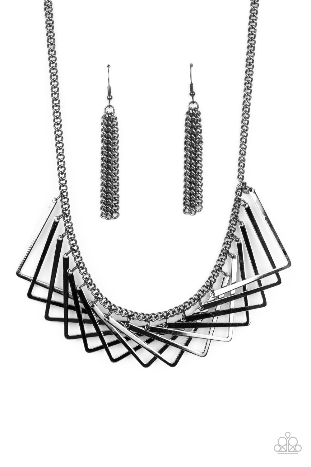 Paparazzi Accessories Metro Mirage - Black -Necklace