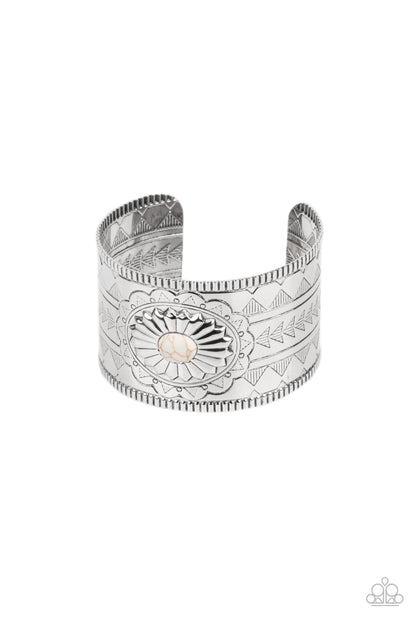 Paparazzi Accessories Aztec Artisan - White Bracelet