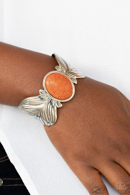 Paarazzi Accessories Born to Soar - Orange Bracelet