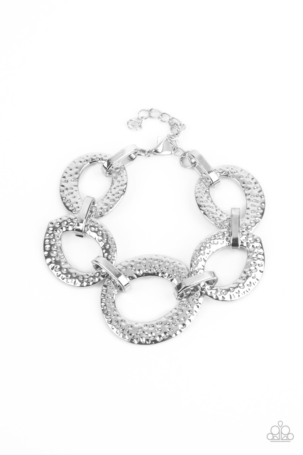 Paparazzi Accessories STEEL The Show - Silver Bracelet