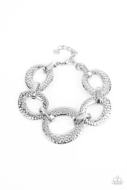 Paparazzi Accessories STEEL The Show - Silver Bracelet