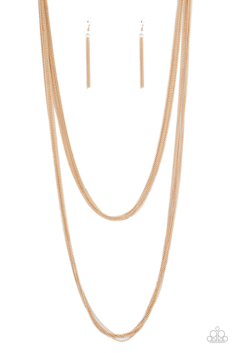 Paparazzi Accessories Save Your TIERS - Gold Necklace