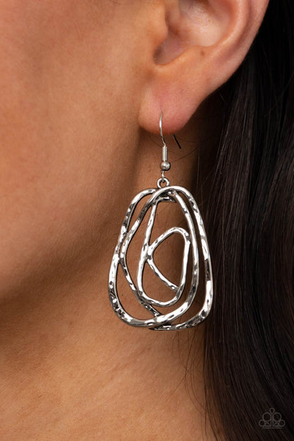 Paparazzi Accessories Artisan Relic - Silver Earrings