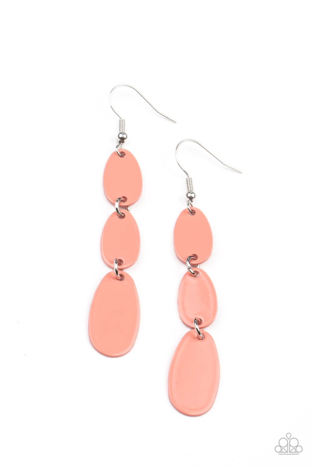 Paparazzi Accessories Rainbow Drops - Orange- Earrings