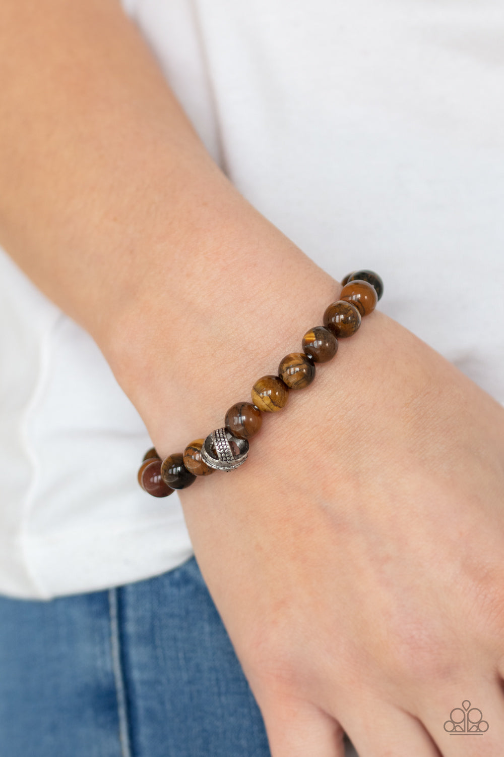 Paparazzi Accessories  ZEN Commandments - Brown Bracelet