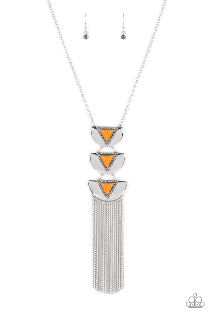 Paparazzi Accessories Gallery Expo - Orange Necklace