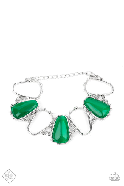 Paparazzi Accessories Yacht Club Couture - Green - Bracelet