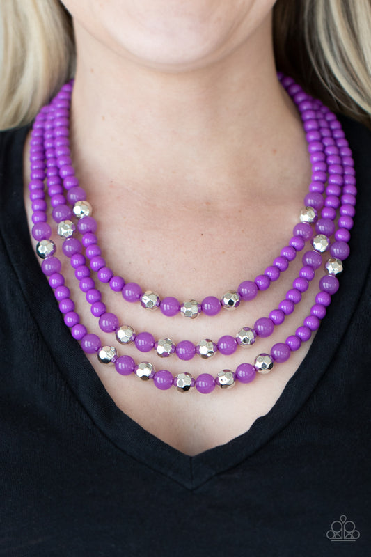 Paparazzi Accessories STAYCATION All I Ever Wanted - Purple Necklace