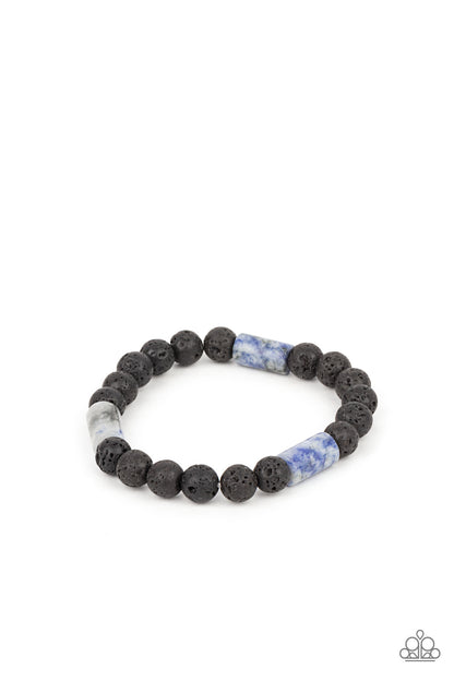 Paparazzi Accessories Earthy Energy - Blue - Bracelet