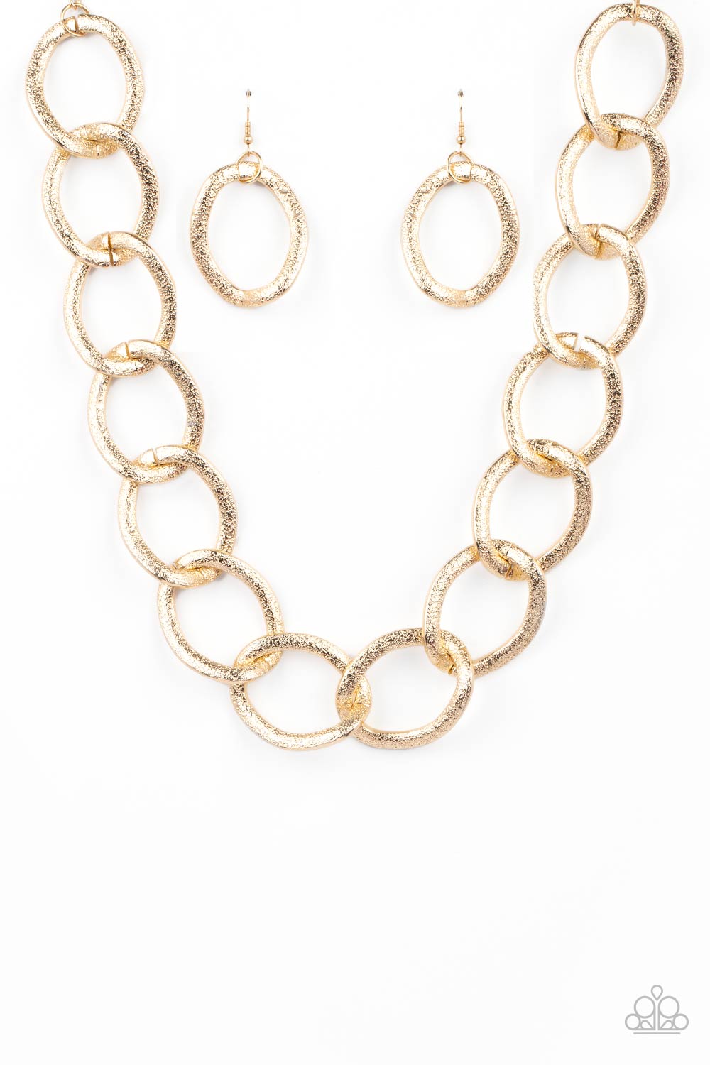 Paparazzi Accessories Industrial Intimidation - Gold - Necklace