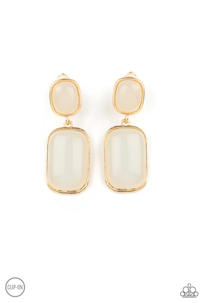 Paparazzi Accessories Meet Me At The Plaza - Gold Earrings